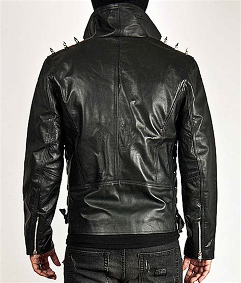 spiked ghost of vengeance replica jacket|Ghost rider jacket .